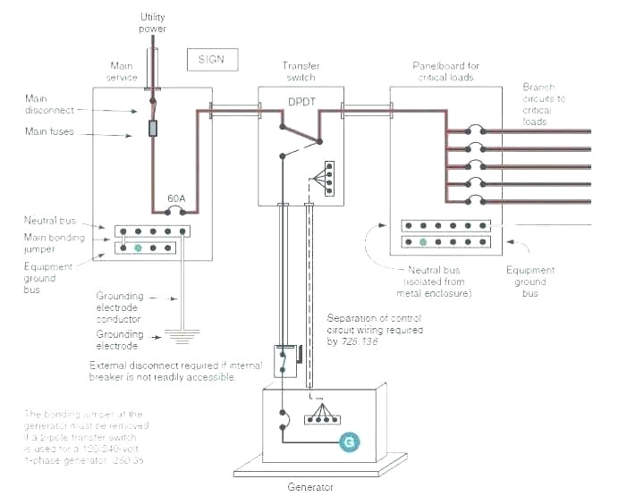 Whole House Generator Wiring Diagram Wiring Generator Transfer Switch Hikayeler Co