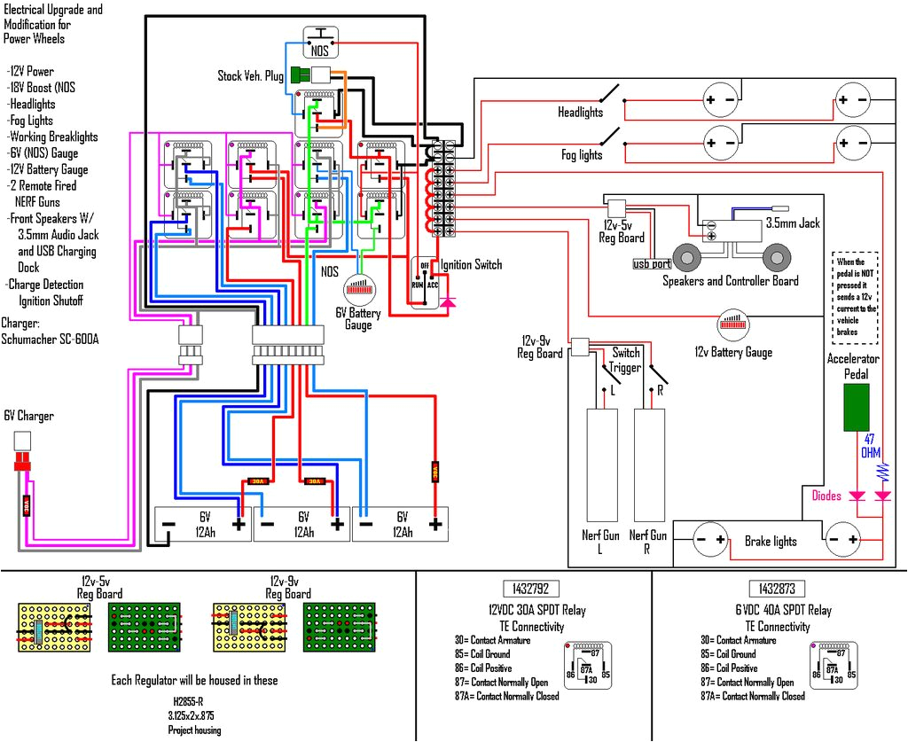 12 Volt Battery Charger Wiring Diagram Electrical Wiring and Charging System Help Instructables