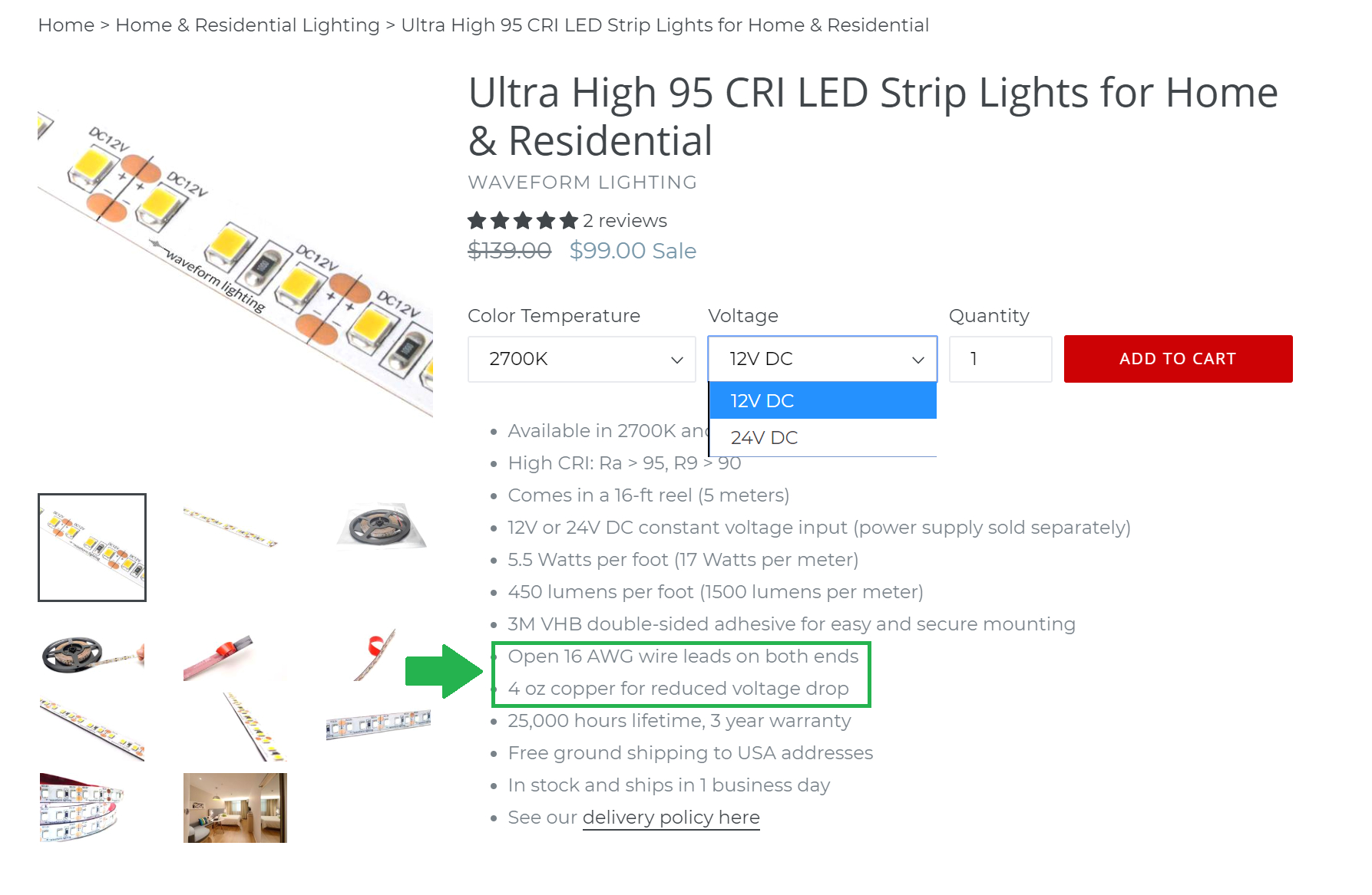 12v Home Lighting Wiring Diagram Advantages Of A 24v Led System Vs 12v Waveform Lighting