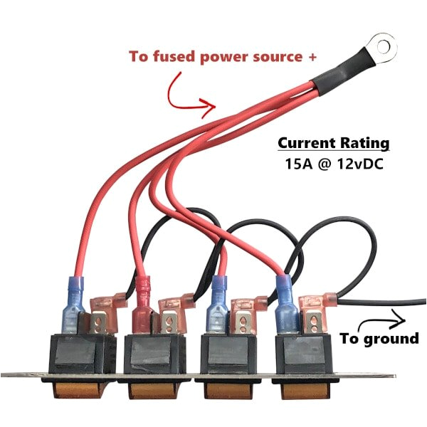 12v Rocker Switch Wiring Diagram 4 Gang Mini Rocker Panel with Neon Switches 12v Rocker Switch Wiring Diagram 4 Gang Mini Rocker Panel with Neon Switches