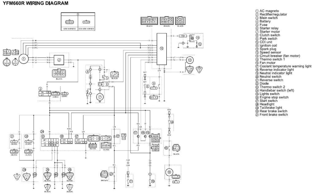 12v Yamaha Raptor 700r Wiring Diagram Yamaha 660 Wiring Diagram Diagram Base Website Wiring 12v Yamaha Raptor 700r Wiring Diagram Yamaha 660 Wiring Diagram Diagram Base Website Wiring