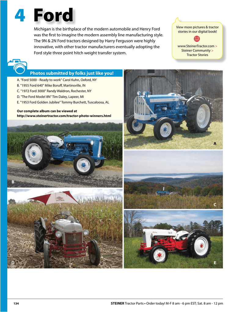 1958 fordson Dexta Wiring Diagram ford 4 Steiner Tractor Parts Manualzz 1958 fordson Dexta Wiring Diagram ford 4 Steiner Tractor Parts Manualzz