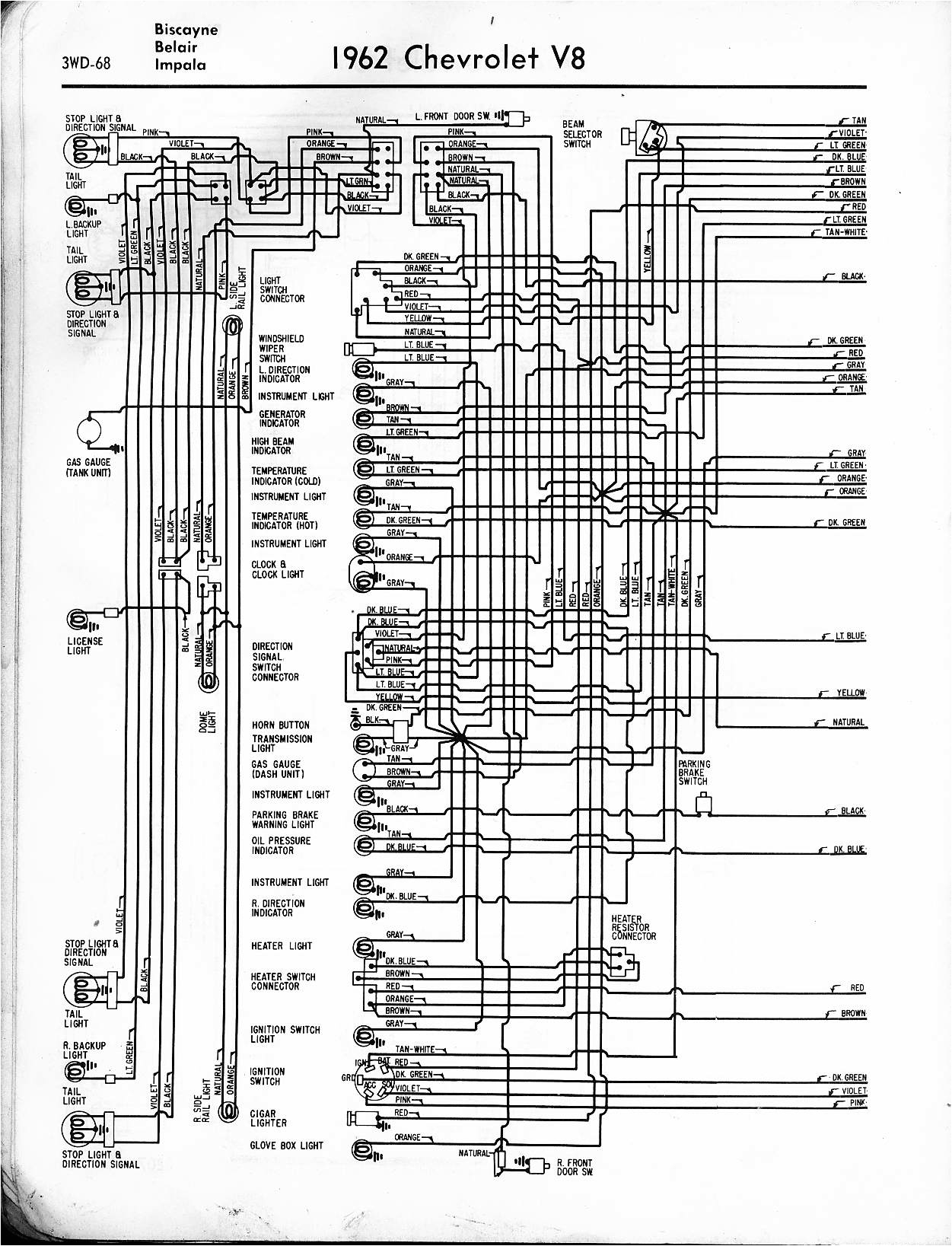 1964 Impala Wiper Motor Wiring Diagram 57 65 Chevy Wiring Diagrams
