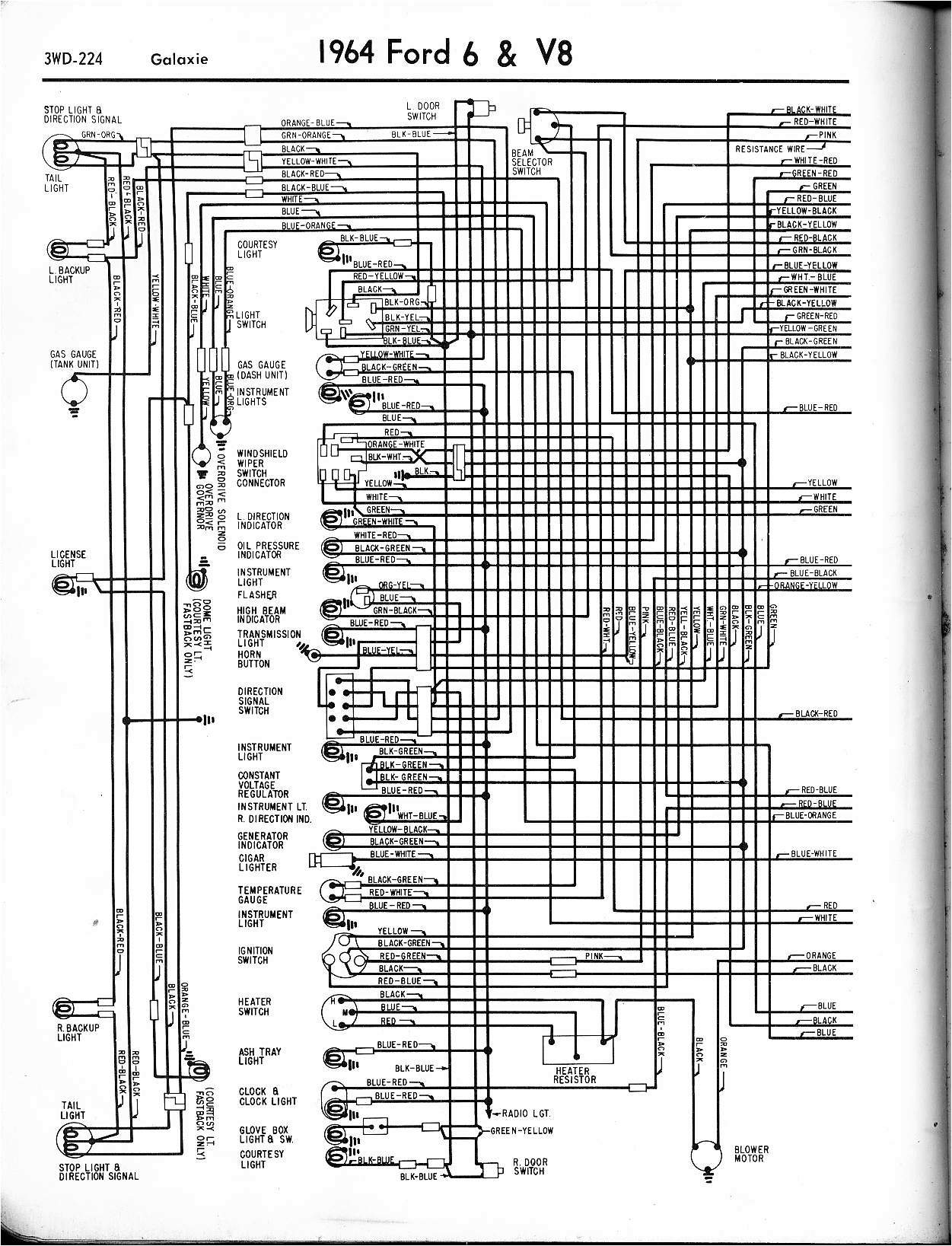 1964 Mercury Comet Wiring Diagram 57 65 ford Wiring Diagrams