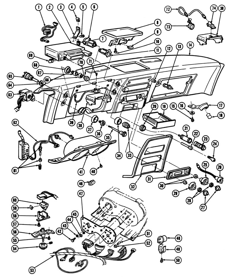 1968 Pontiac Firebird Wiring Diagram 1967 68 Firebird Instrument Panel Illustrated Parts Break Down 1968 Pontiac Firebird Wiring Diagram 1967 68 Firebird Instrument Panel Illustrated Parts Break Down