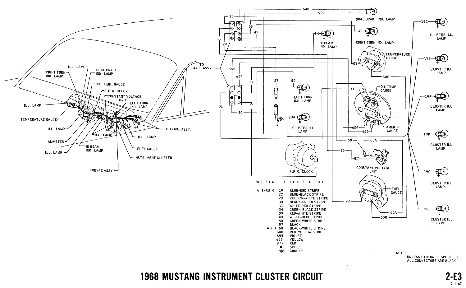 1969 Mustang Dash Wiring Diagram 1968 Mustang Wiring Diagrams and Vacuum Schematics Average