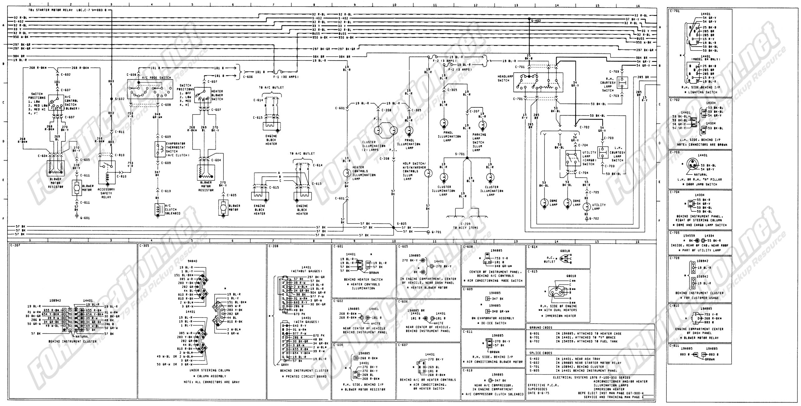 1979 F150 Instrument Cluster Wiring Diagram 1973 1979 ford Truck Wiring Diagrams Schematics 1979 F150 Instrument Cluster Wiring Diagram 1973 1979 ford Truck Wiring Diagrams Schematics