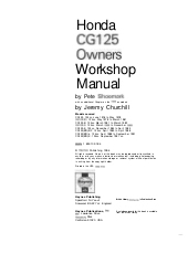 1981 Honda C70 Passport Wiring Diagram Honda Cg125 76 91 Service Manual