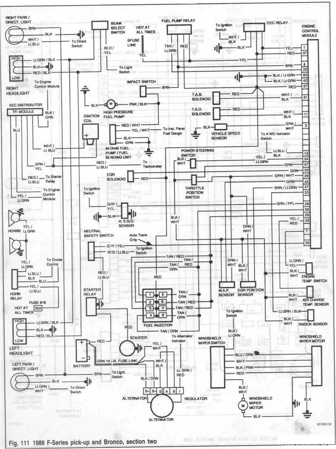 1990 ford F250 Starter solenoid Wiring Diagram Af79 89 F250 Fuse Box Diagram Wiring Library