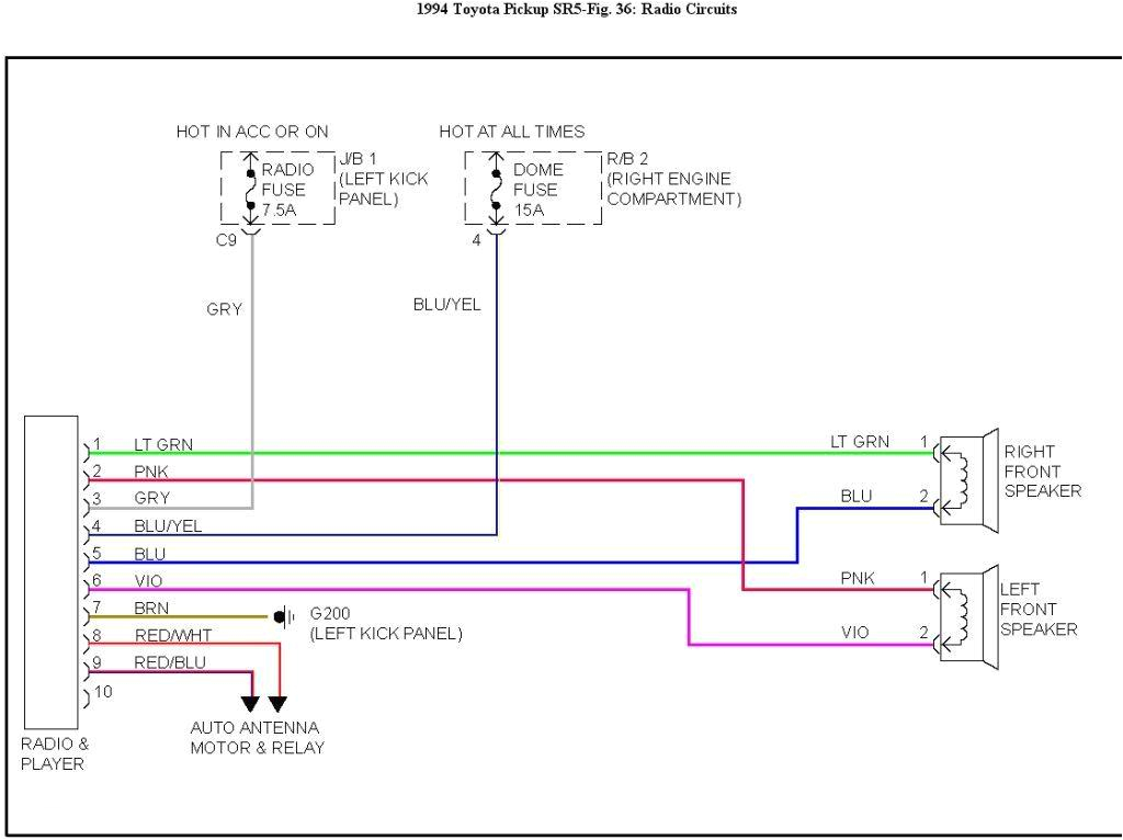 1993 Chevy 1500 Radio Wiring Diagram 1994 toyota Pickup Wiring Diagram Trailer Lights Blog 1993 Chevy 1500 Radio Wiring Diagram 1994 toyota Pickup Wiring Diagram Trailer Lights Blog