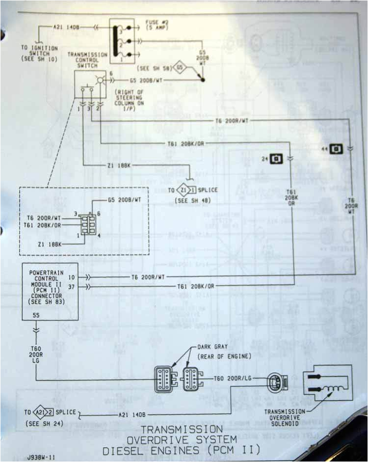 1993 Dodge Ram Wiring Diagram Tranny Wiring Dodge Cummins Diesel forum