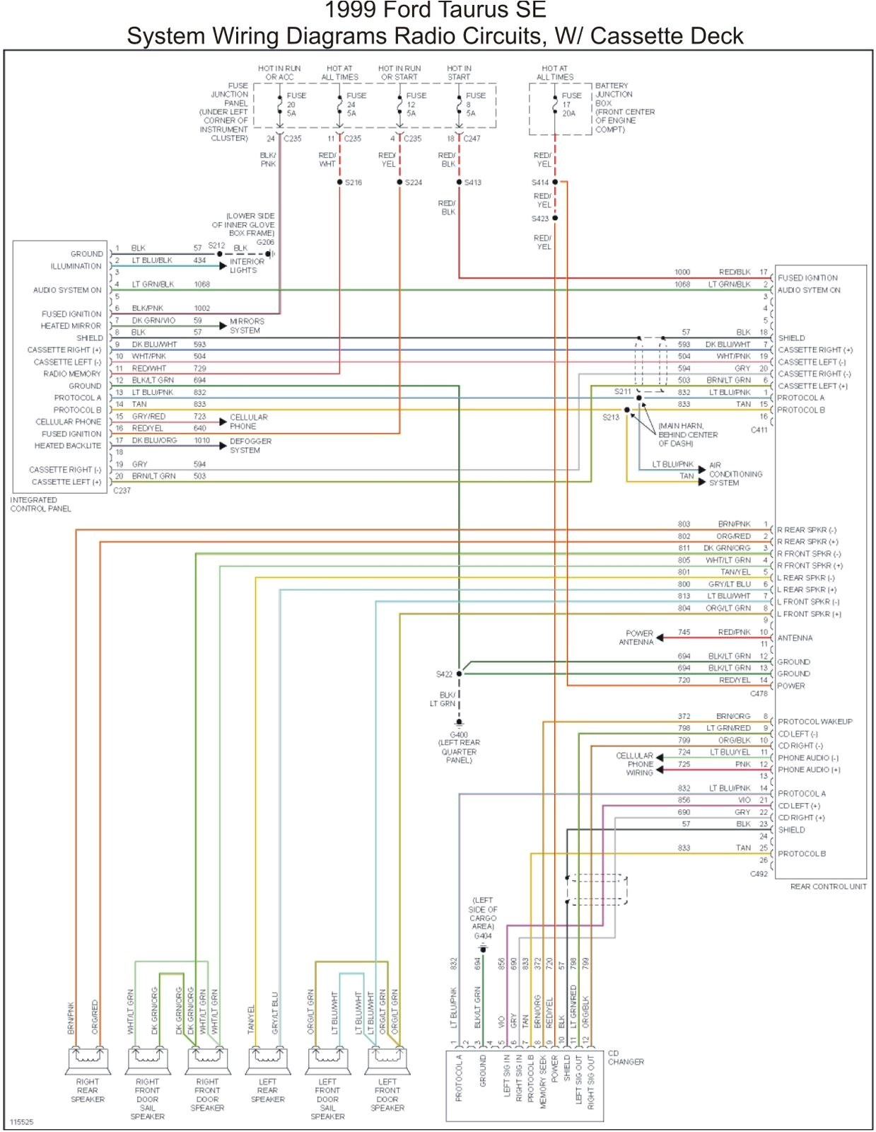 1999 ford Taurus Stereo Wiring Diagram ford Taurus Wiring Diagrams Blog Wiring Diagram 1999 ford Taurus Stereo Wiring Diagram ford Taurus Wiring Diagrams Blog Wiring Diagram
