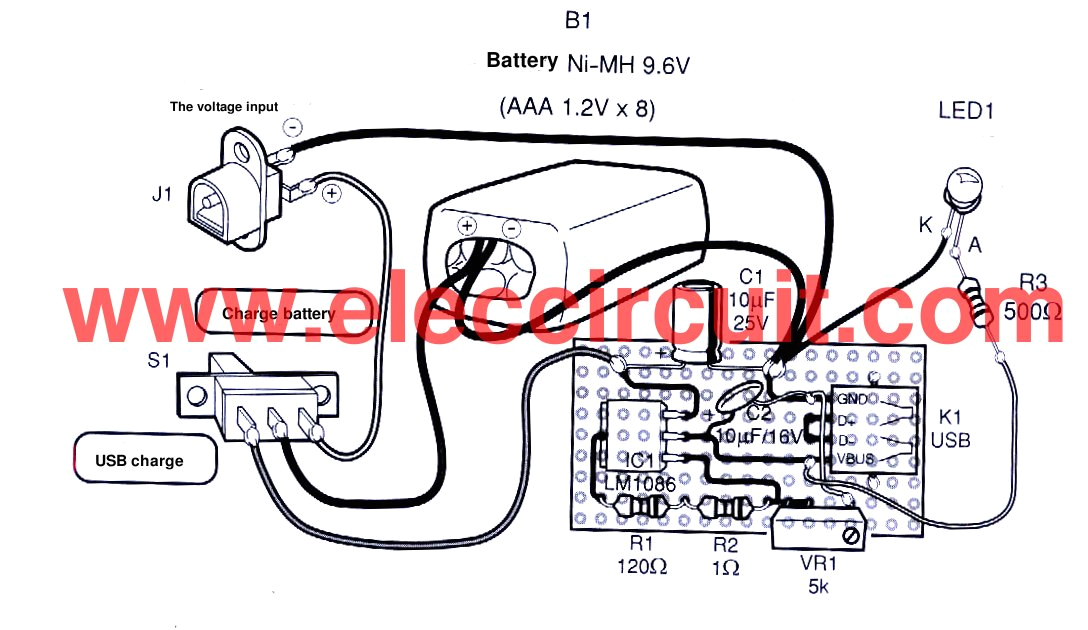 2 Bank Battery Charger Wiring Diagram Lx 2540 Portable Power Pack Using Lm1086 for Mobile Phones 2 Bank Battery Charger Wiring Diagram Lx 2540 Portable Power Pack Using Lm1086 for Mobile Phones
