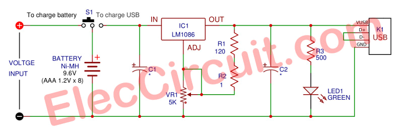 2 Bank Battery Charger Wiring Diagram Power Bank Mobile Charger Circuit Using Lm1086 Eleccircuit Com 2 Bank Battery Charger Wiring Diagram Power Bank Mobile Charger Circuit Using Lm1086 Eleccircuit Com