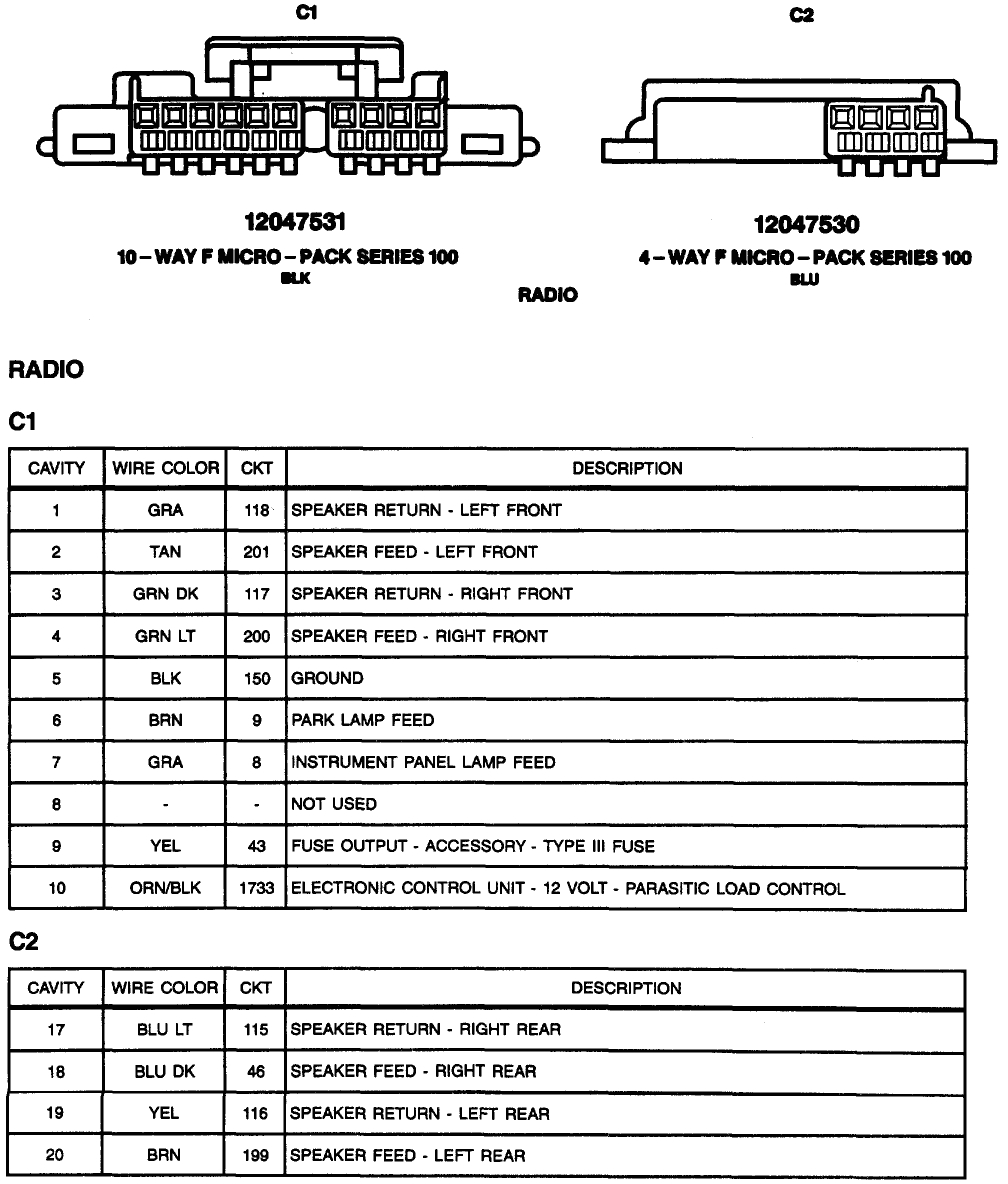 2000 Pontiac Sunfire Radio Wiring Diagram 98 Sunfire Wiring Diagram Wiring Diagram Schematic