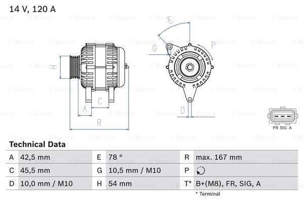 2002 ford Focus Alternator Wiring Diagram Details About ford Focus C Max 2 0d Alternator 03 to 07 Bosch 1229258 1255712 1477737 1676842