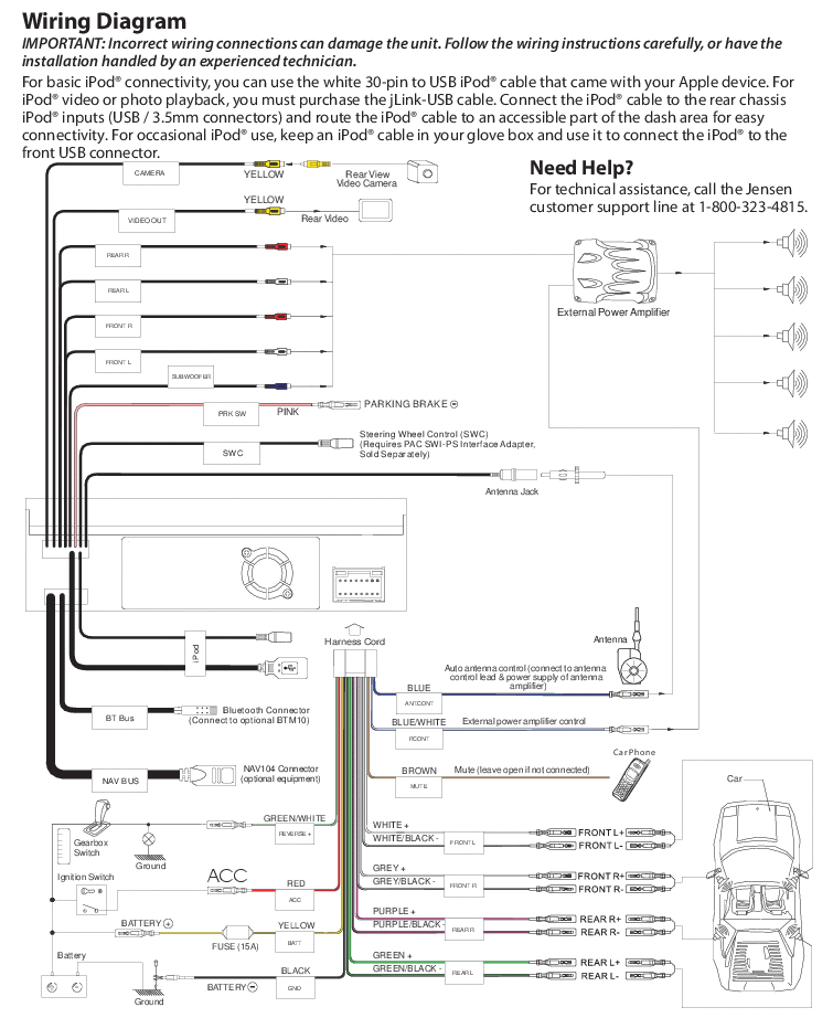 2003 Chevy Silverado 2500 Radio Wiring Diagram Jensen Car Audio Wiring Diagrams Blog Wiring Diagram