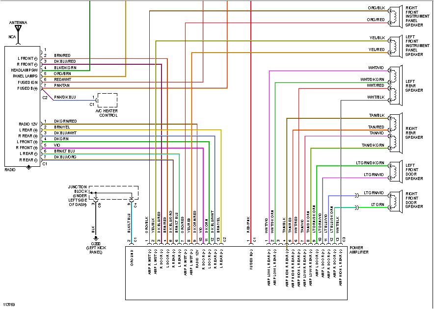 2004 Dodge Stratus Radio Wiring Diagram 2004 Dodge Stratus Sedan Radio Wiring Diagram Bpd Bali