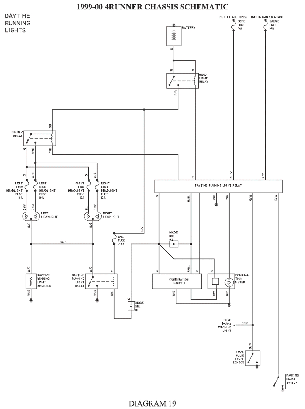 2006 toyota Sienna Wiring Diagram toyota Rear Stop Light Wiring Diagram Wiring Library