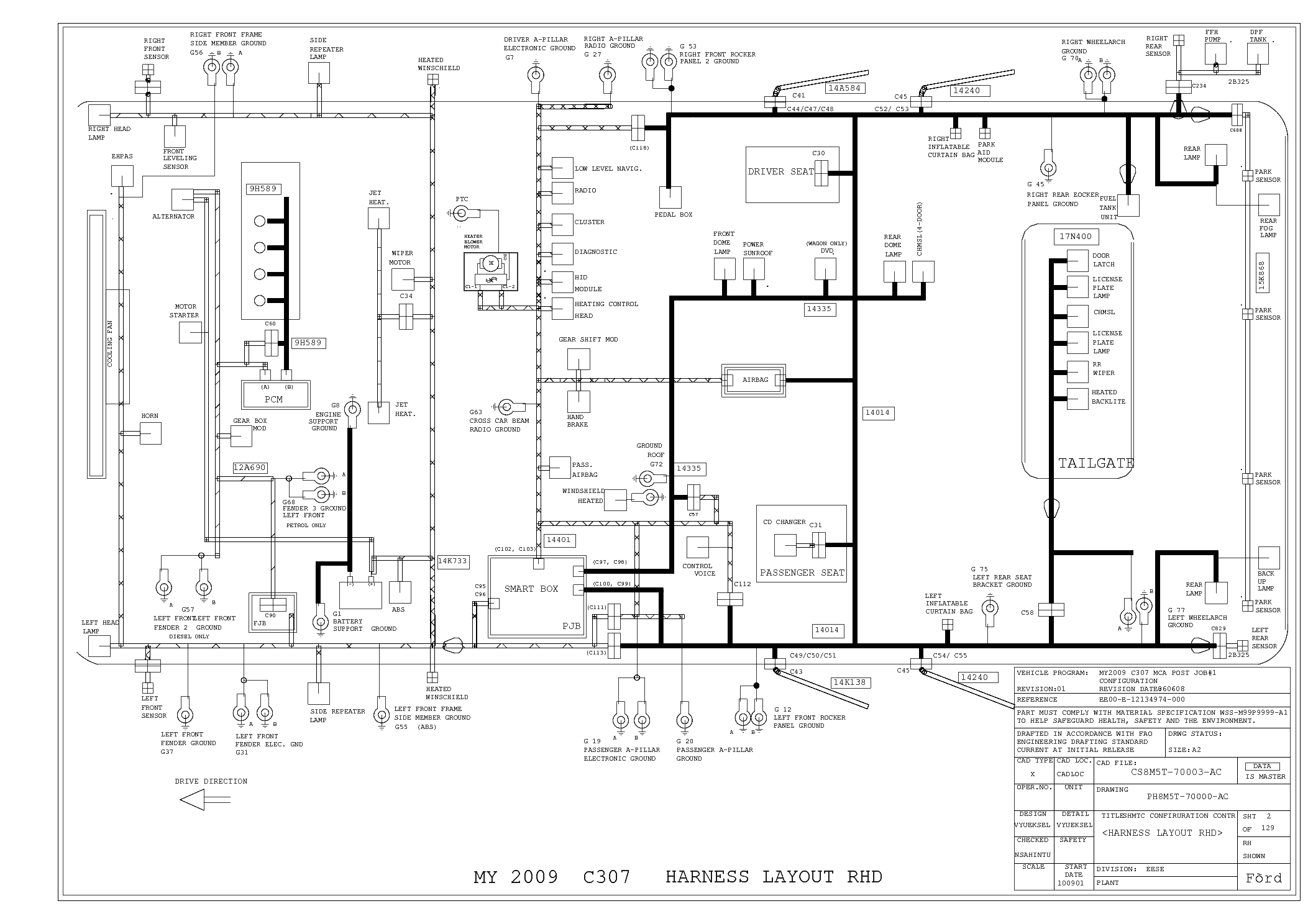 2007 ford Focus Stereo Wiring Diagram Focus Wiring Diagram Pdf Blog Wiring Diagram