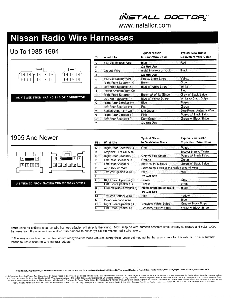 2014 Nissan Maxima Radio Wiring Diagram 7th Gen Nissan Maxima Bose Wiring Telung Www Tintenglueck De