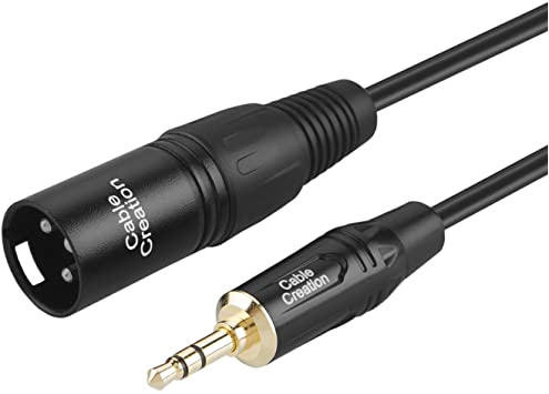 3.5 Mm to Xlr Male Wiring Diagram Cablecreation 3 5mm 1 8 Inch Stereo Male to Xlr Male Cable 3 Feet Black 3.5 Mm to Xlr Male Wiring Diagram Cablecreation 3 5mm 1 8 Inch Stereo Male to Xlr Male Cable 3 Feet Black