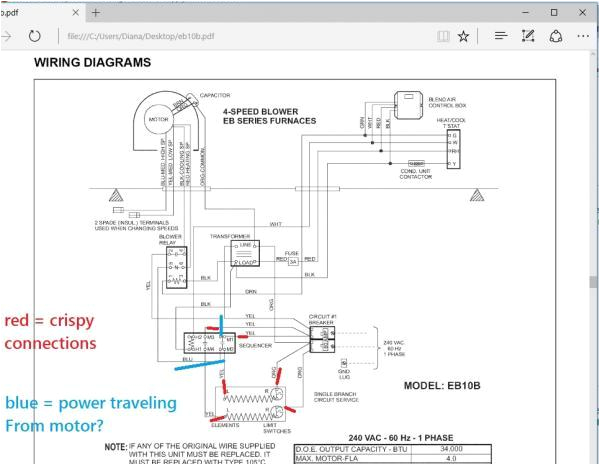 3 Speed Furnace Blower Motor Wiring Diagram Th 8399 Three Speed Fan Motor Wiring Schematic Schematic Wiring