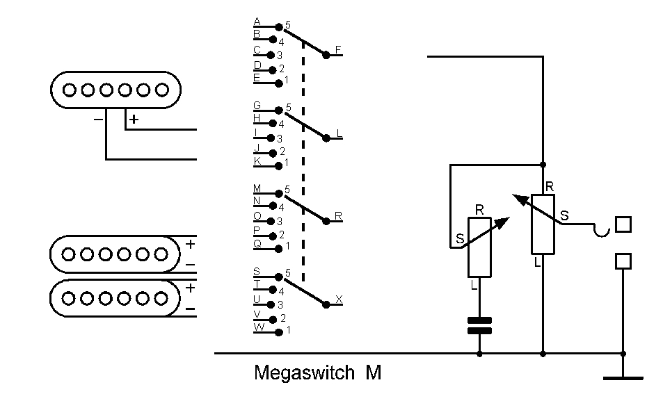 3 Wire Humbucker Wiring Diagram Own Schematic Schaller Webshop