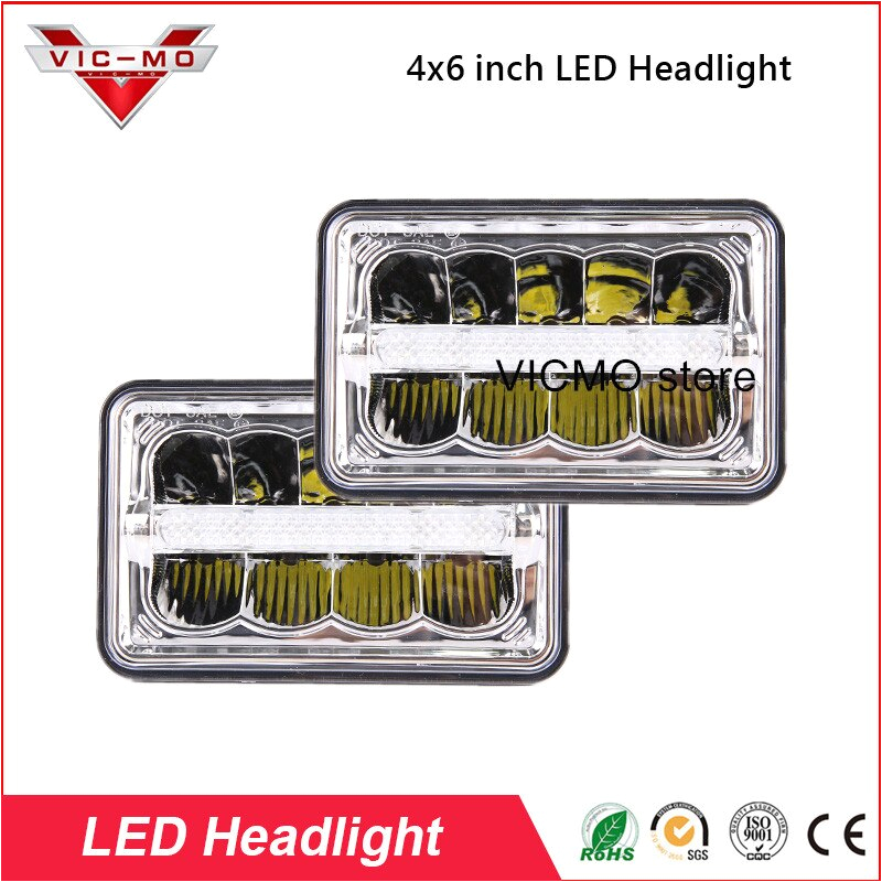 4×6 Led Headlight Wiring Diagram 4 X 6 Inch Led Headlights with Parking Light Replace Hid