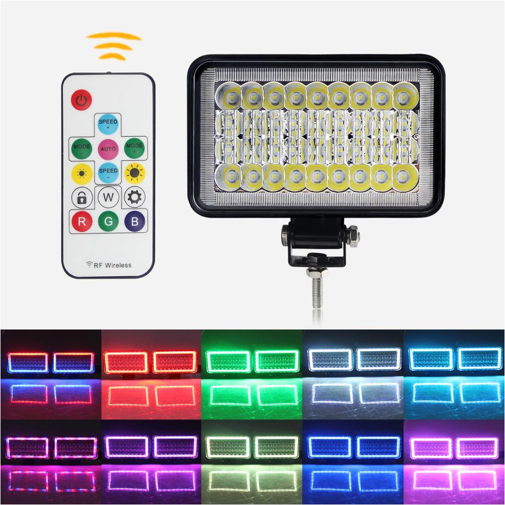 4×6 Led Headlight Wiring Diagram Hot Item Automotive Led Lighting Dot 7 Rectangle Led Headlamp 45w Rgb 4×6 Led Headlights for Trucks