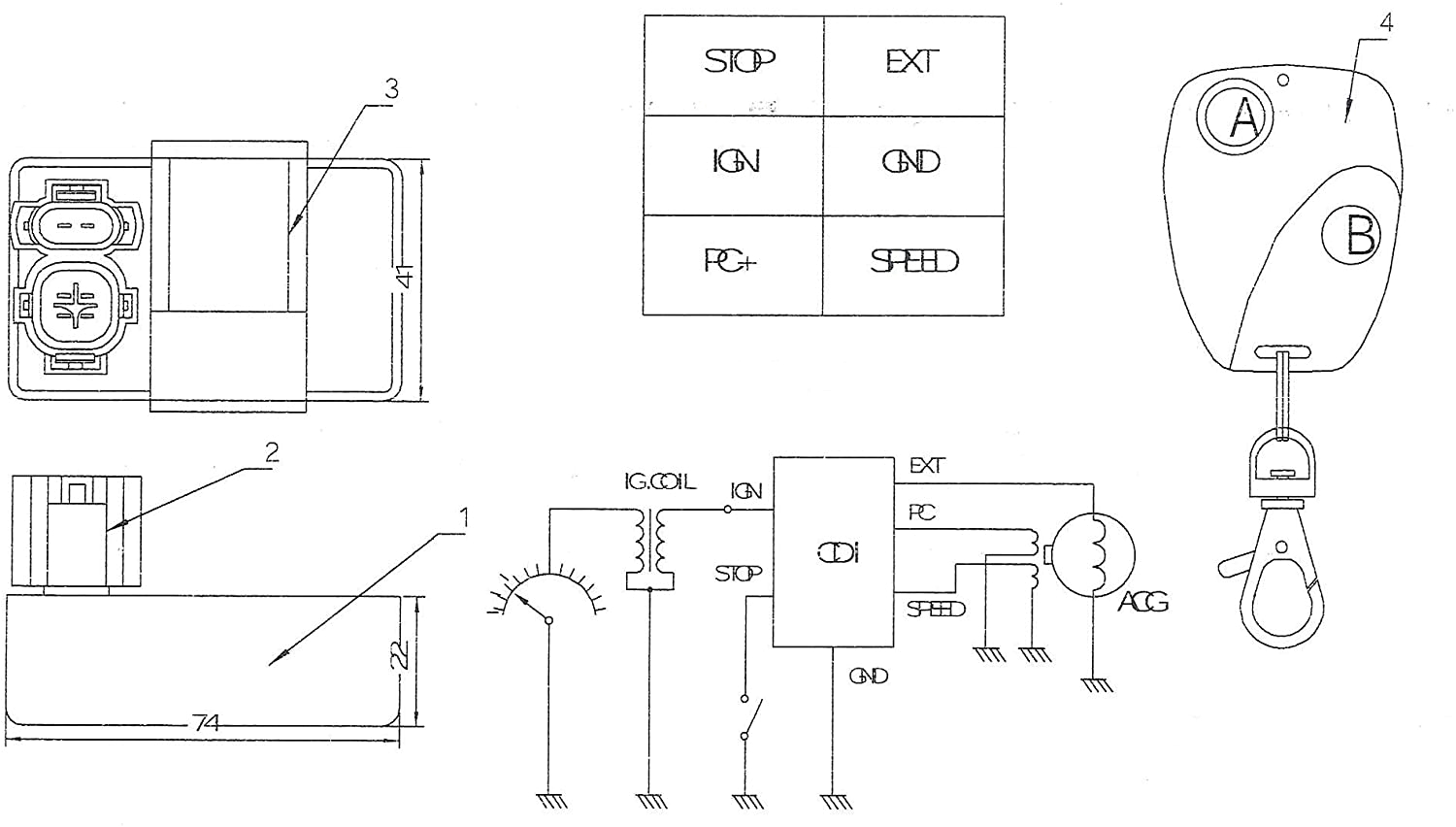6 Pin Racing Cdi Wiring Diagram 4 Takt Cdi Za Ndeinheit Steuerbox Inkl Fernbedienung A B 25 50 Km H Schaltbar Ac Za Ndung 6 Polig Fur Baumarkt China Roller 4 Takt 6 Pin Racing Cdi Wiring Diagram 4 Takt Cdi Za Ndeinheit Steuerbox Inkl Fernbedienung A B 25 50 Km H Schaltbar Ac Za Ndung 6 Polig Fur Baumarkt China Roller 4 Takt