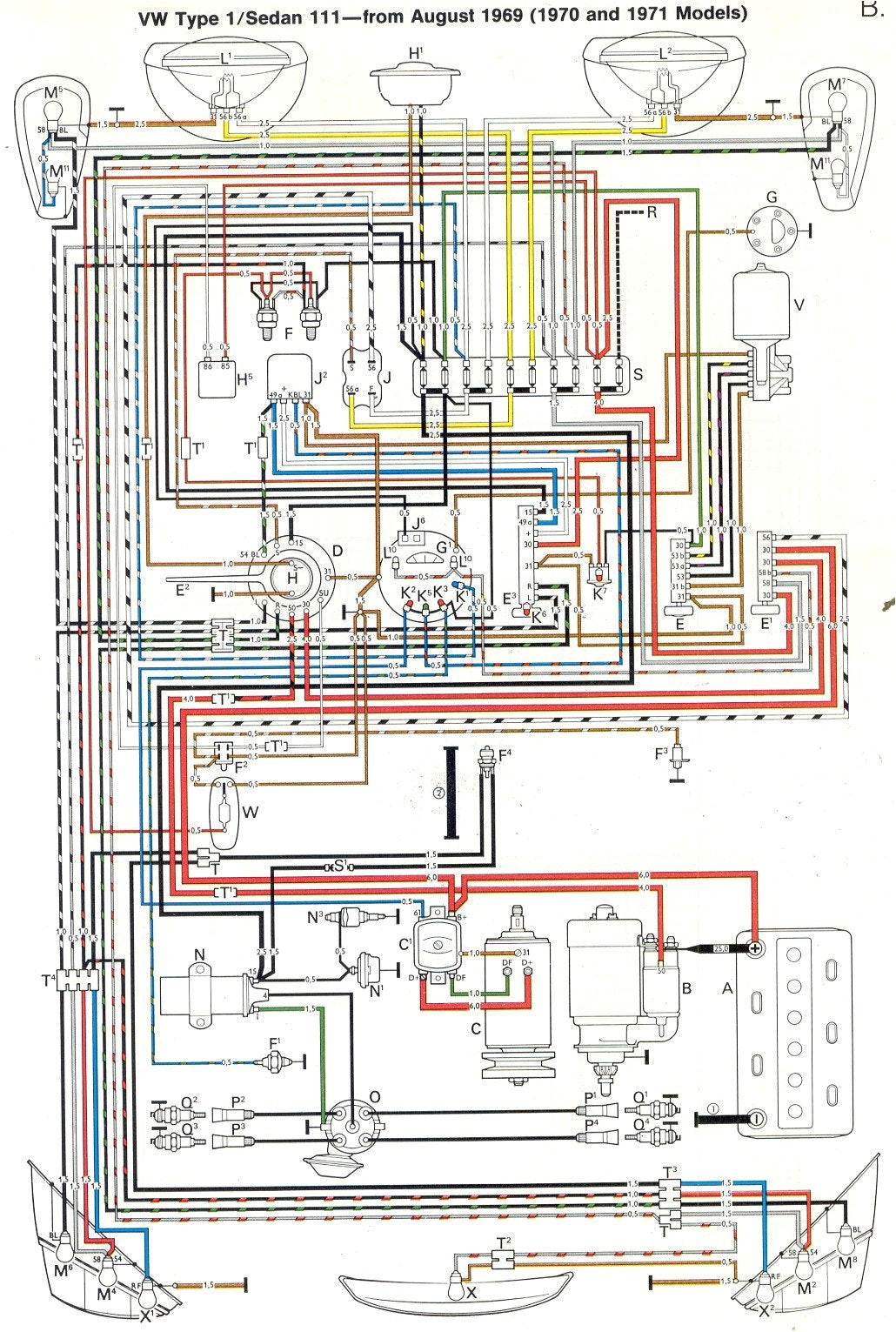 65 Vw Bug Wiring Diagram 1970 Vw Wiring Tuli Fuse8 Klictravel Nl