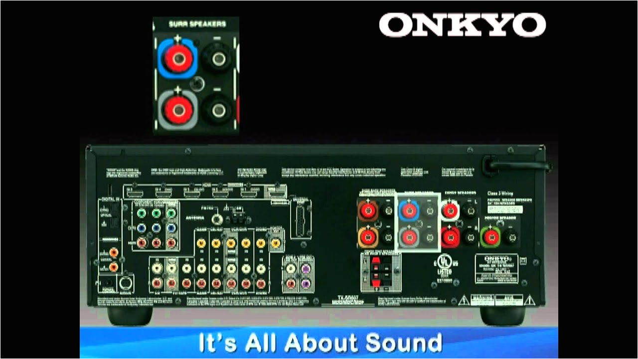 7.1 Surround sound Wiring Diagram Onkyo How to Series Hook Up 5 1 or 7 1 Speaker Configuration 7.1 Surround sound Wiring Diagram Onkyo How to Series Hook Up 5 1 or 7 1 Speaker Configuration