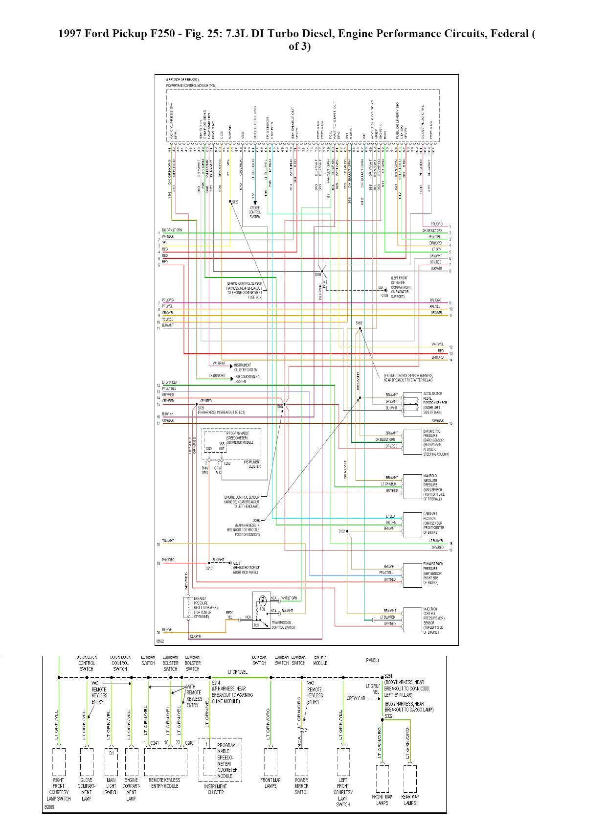 7.3 Powerstroke Engine Wiring Diagram 1997 F350 Wiring Diagram Wiring Diagram 7.3 Powerstroke Engine Wiring Diagram 1997 F350 Wiring Diagram Wiring Diagram