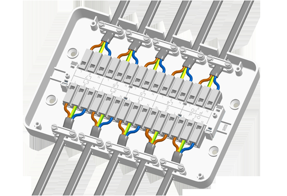 7 Way Junction Box Wiring Diagram Surewire Pre Wired Maintenance Free Lighting Junction Boxes 7 Way Junction Box Wiring Diagram Surewire Pre Wired Maintenance Free Lighting Junction Boxes