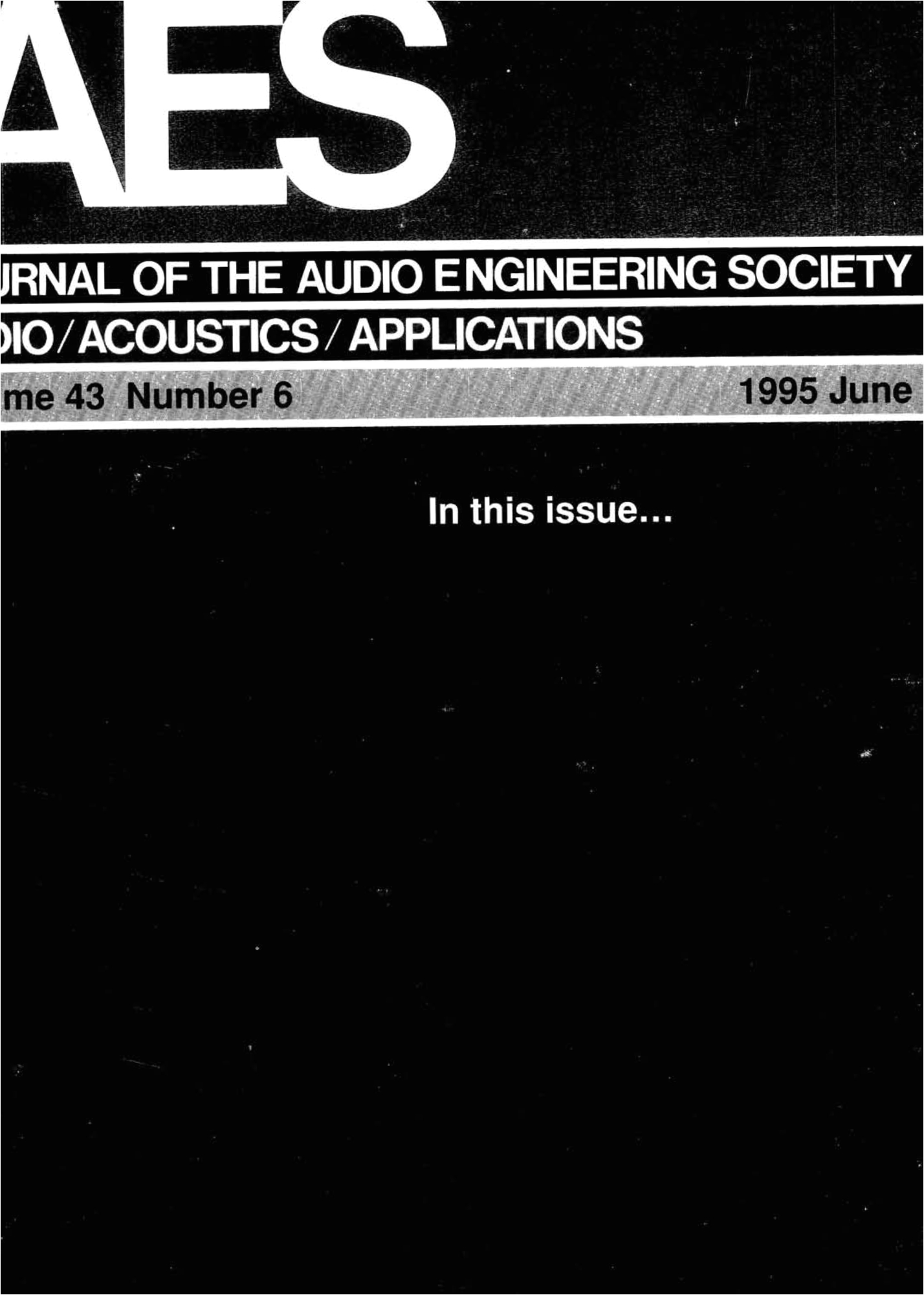 791 bypass Module Wiring Diagram Aes E Library A Complete Journal Volume 43 issue 6 791 bypass Module Wiring Diagram Aes E Library A Complete Journal Volume 43 issue 6
