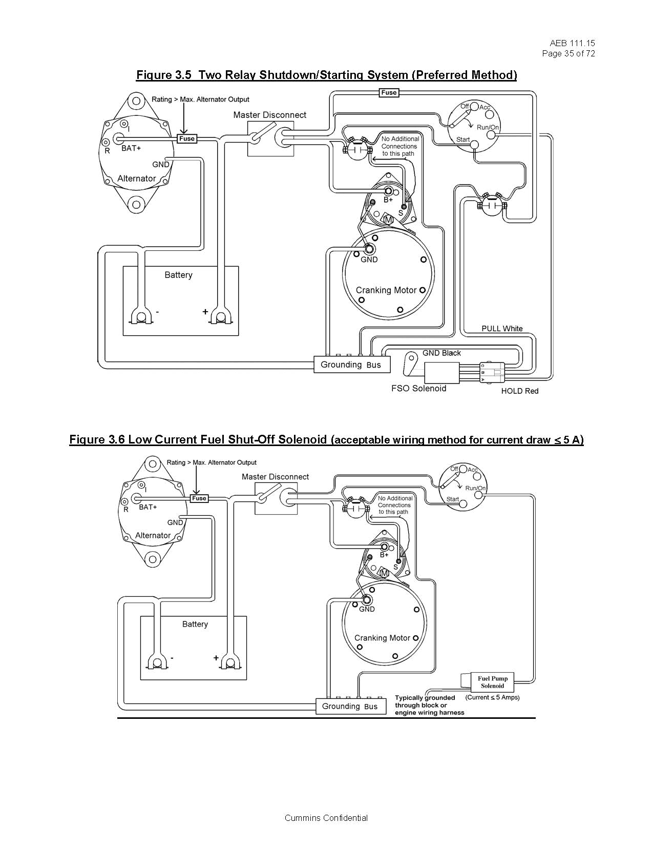 8.3 Cummins Fuel Shutoff solenoid Wiring Diagram Basic Fuel Shutoff solenoid and Starter Wiring Information 8.3 Cummins Fuel Shutoff solenoid Wiring Diagram Basic Fuel Shutoff solenoid and Starter Wiring Information