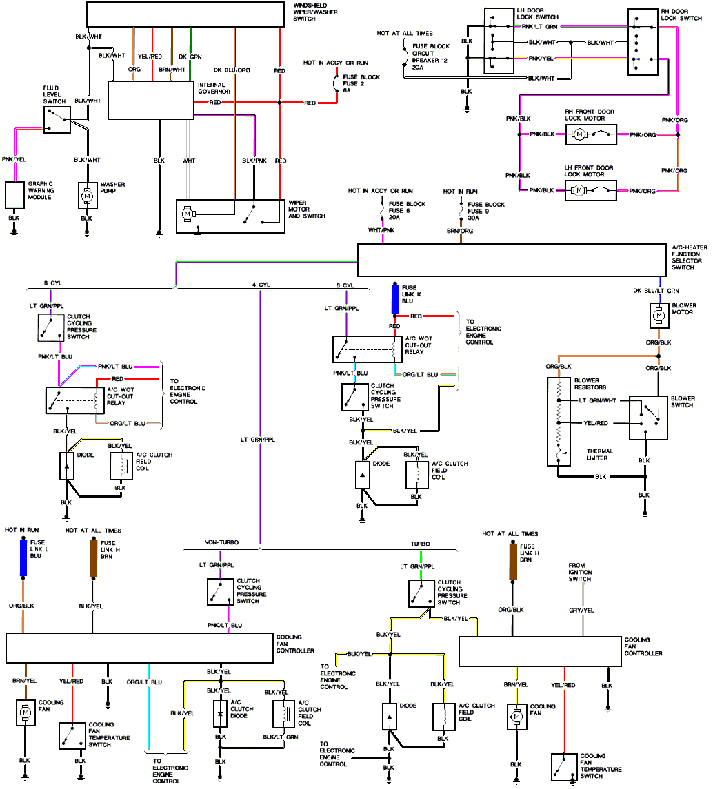89 Mustang Headlight Wiring Diagram Wrg 6760 96 04 Mustang Pcm Wiring Diagram