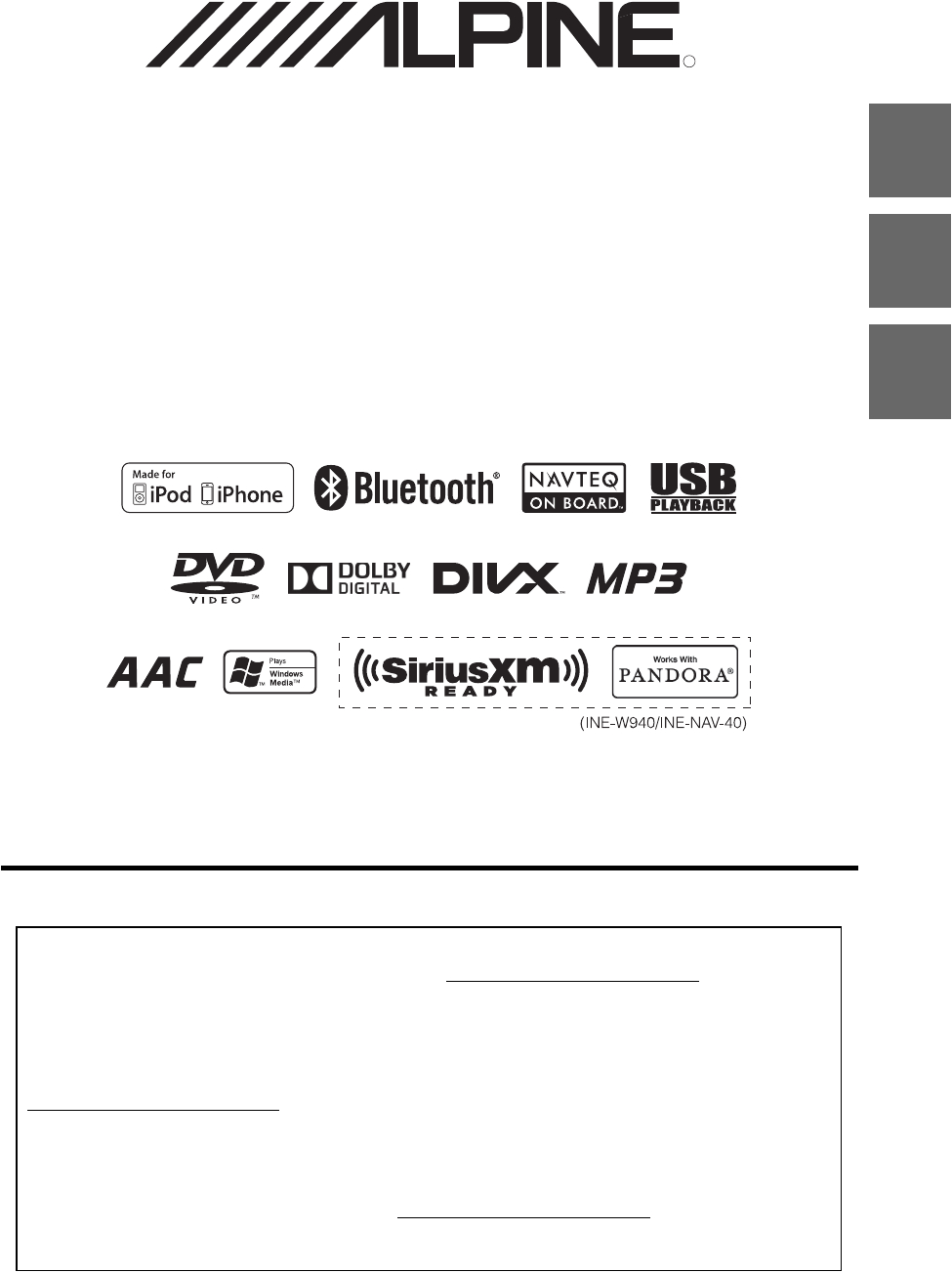 Alpine Ine W940 Wiring Diagram Alpine Ine W940 Owners Manual Alpine Ine W940 Wiring Diagram Alpine Ine W940 Owners Manual