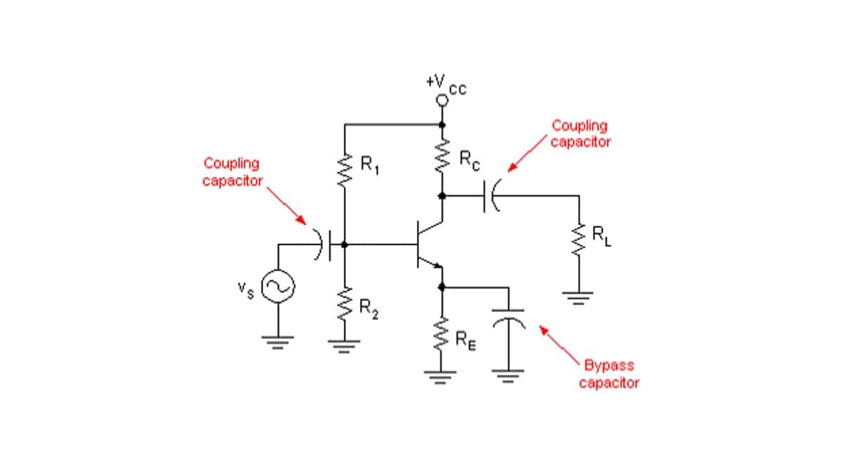 Amp and Capacitor Wiring Diagram Capacitor Selection for Coupling and Decoupling Applications Amp and Capacitor Wiring Diagram Capacitor Selection for Coupling and Decoupling Applications
