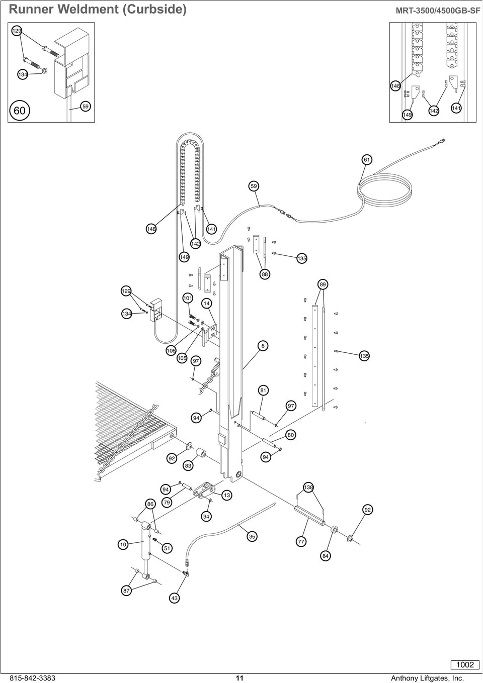 Anthony Liftgate Switch Wiring Diagram Parts Manual for Magnum Railtrac Hydraulic Liftgates Models Anthony Liftgate Switch Wiring Diagram Parts Manual for Magnum Railtrac Hydraulic Liftgates Models