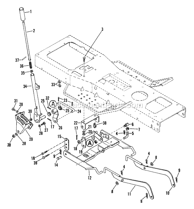 Ariens Riding Mower Wiring Diagram Ariens Yt1138 11hp 38 Lawn Tractor 935009