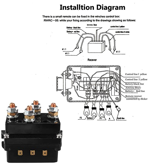 Atv Winch Relay Wiring Diagram Tr Od 12v 500a Hd Contactor Winch Control solenoid Relay Atv Winch Relay Wiring Diagram Tr Od 12v 500a Hd Contactor Winch Control solenoid Relay
