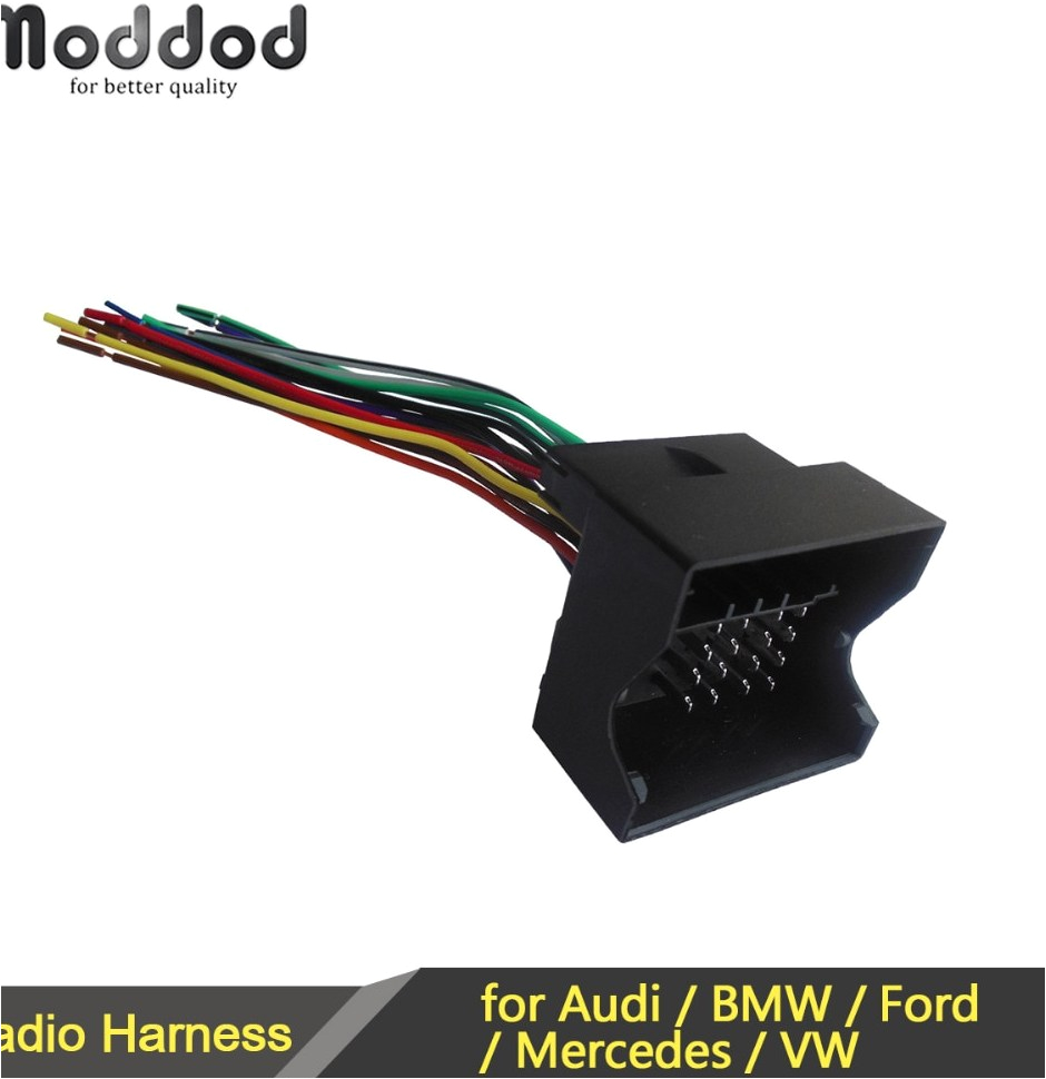 Audi A4 1.8 T Engine Wiring Harness Diagram Radio Adapter Wire Harness Connector for Bmw Audi Vw
