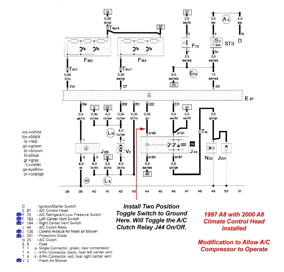 Audi A4 B5 Wiring Diagram Sv 9870 Audi A4 B5 Wiring Diagrams Pdf