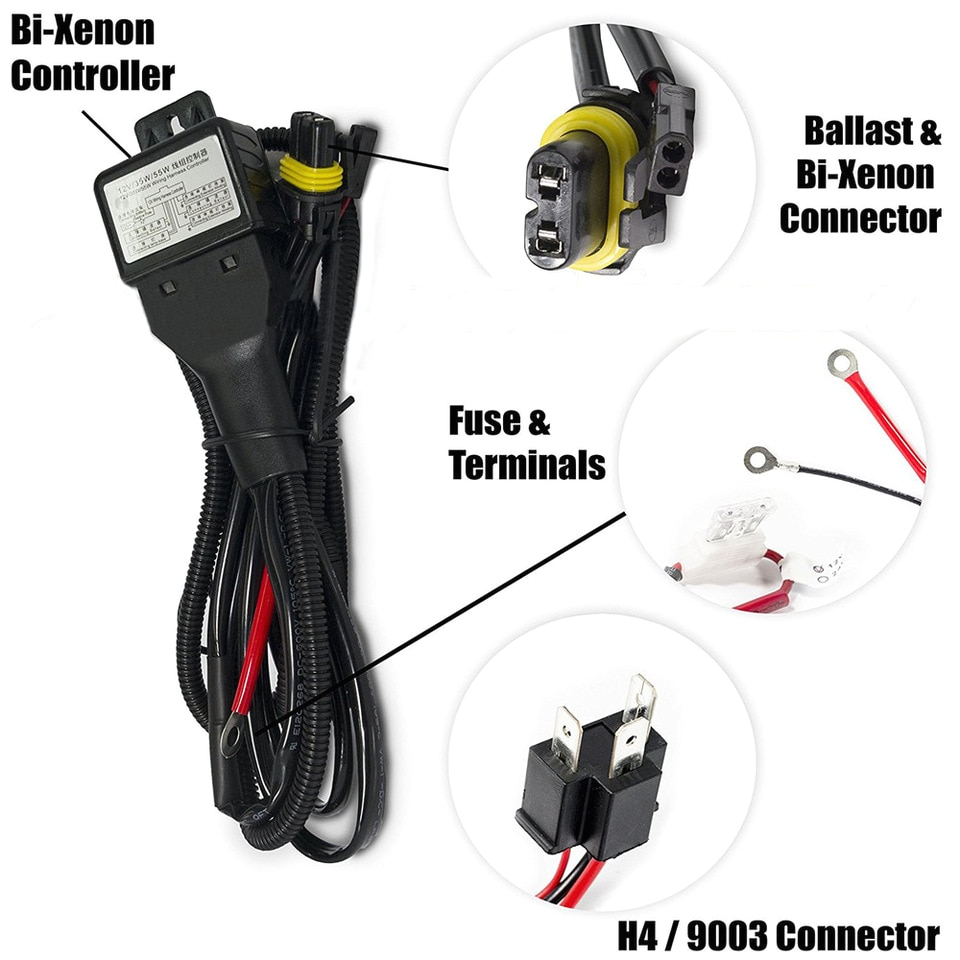 Bi Xenon Hid Wiring Diagram Us 7 91 8 Off 12v 35w Hid Bixenon H4 Wiring Harness Controller for Car Auto Headlight Retrofit Connector Mini Projector Lens Line Car Styling Wire Bi Xenon Hid Wiring Diagram Us 7 91 8 Off 12v 35w Hid Bixenon H4 Wiring Harness Controller for Car Auto Headlight Retrofit Connector Mini Projector Lens Line Car Styling Wire