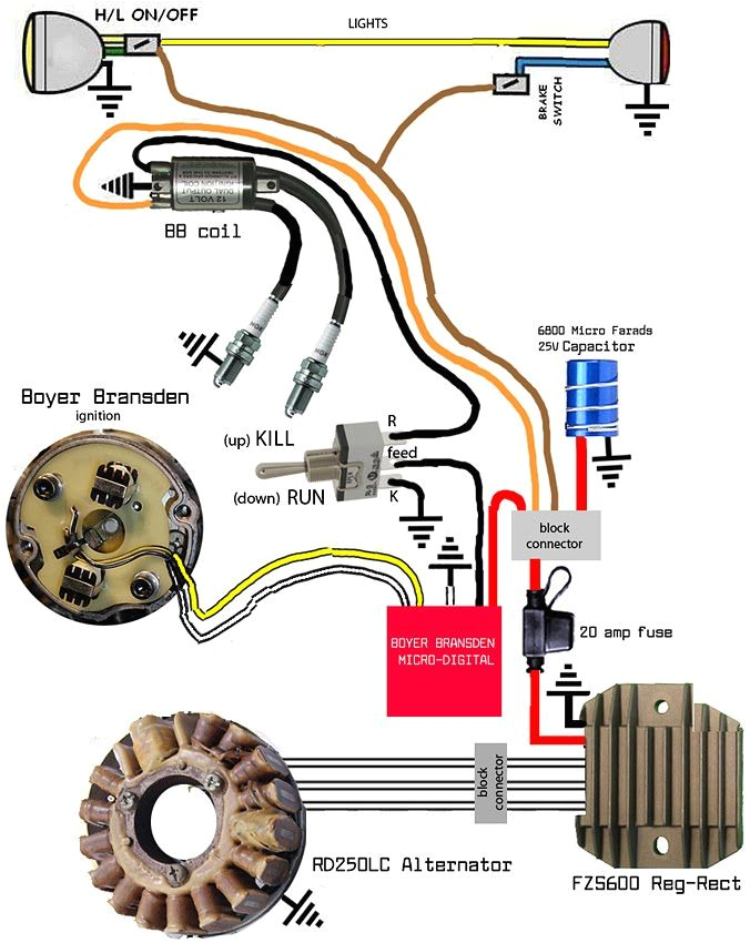 Boyer Ignition Triumph Wiring Diagram Boyer Bransden Schematic Motorcycle Wiring Motorised Bike