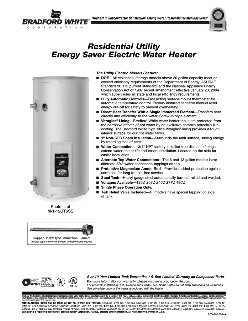 Bradford White Electric Water Heater Wiring Diagram Bradford White Corp M 1 12ut6ss User S Manual Manualzz Bradford White Electric Water Heater Wiring Diagram Bradford White Corp M 1 12ut6ss User S Manual Manualzz