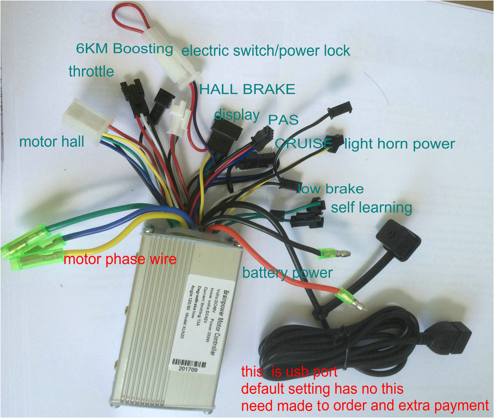 Brain Power Motor Controller Wiring Diagram A 24v36v48v Lcd Display 124dx with Throttle Bldc Motor Brain Power Motor Controller Wiring Diagram A 24v36v48v Lcd Display 124dx with Throttle Bldc Motor