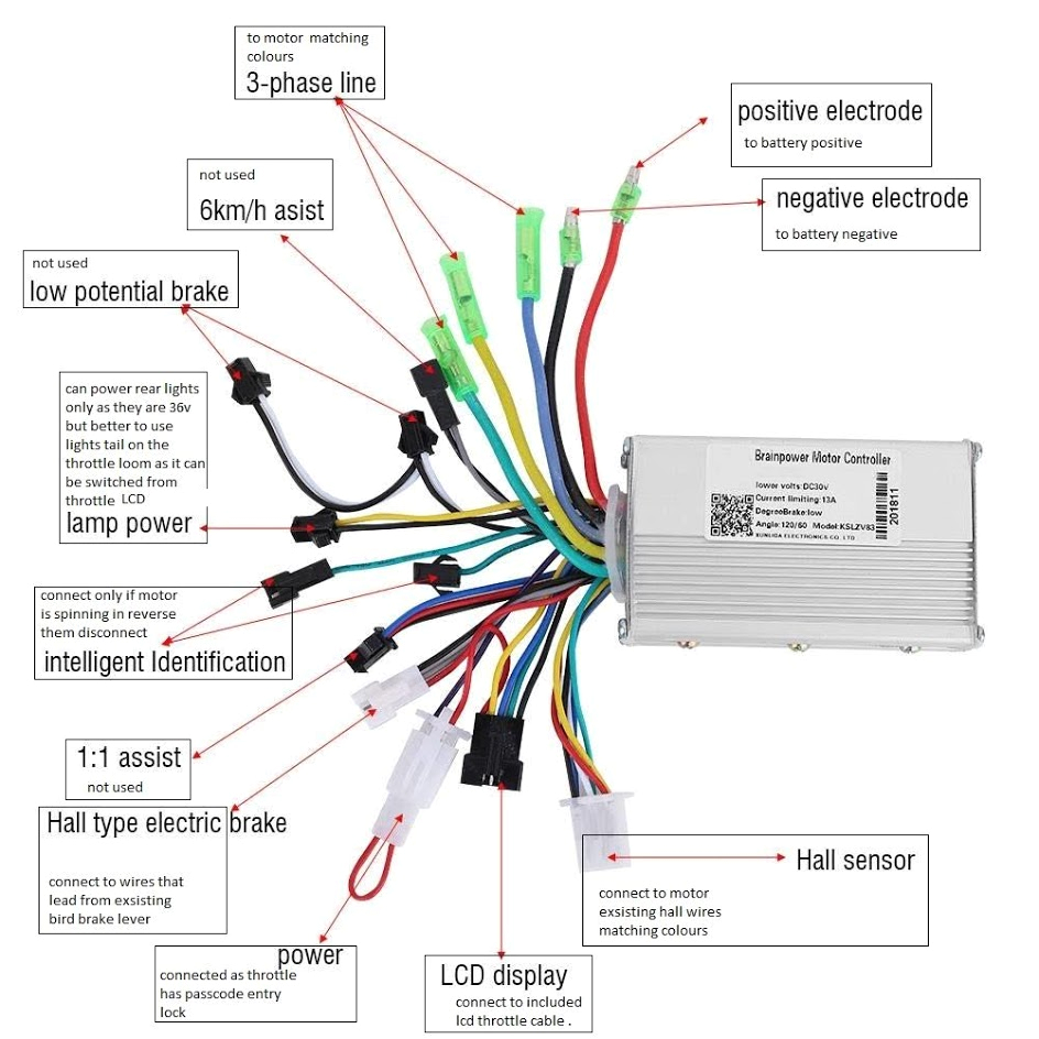 Brain Power Motor Controller Wiring Diagram Bird Zero Electisan F350 Page 10 Scooter Talk Brain Power Motor Controller Wiring Diagram Bird Zero Electisan F350 Page 10 Scooter Talk